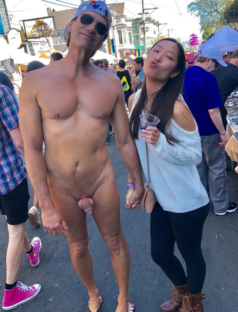 Naked girls on the bar