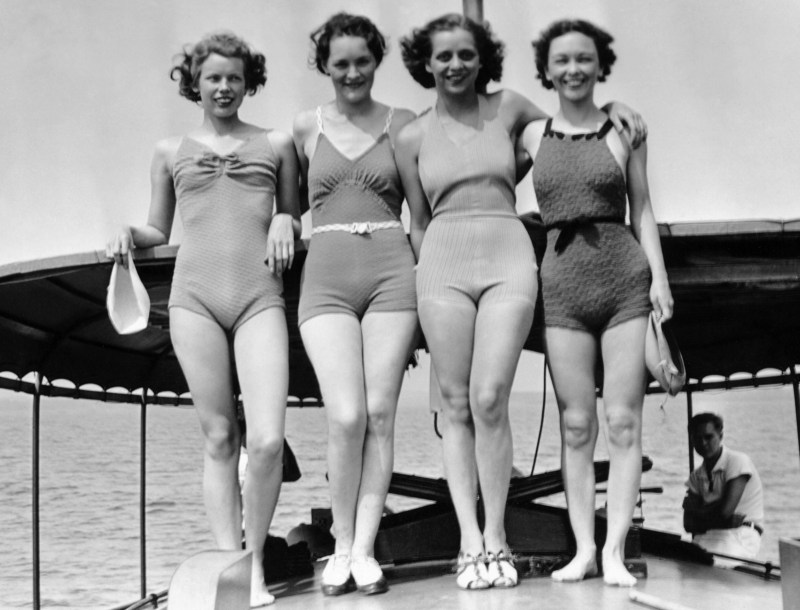 Soviet female swimwear