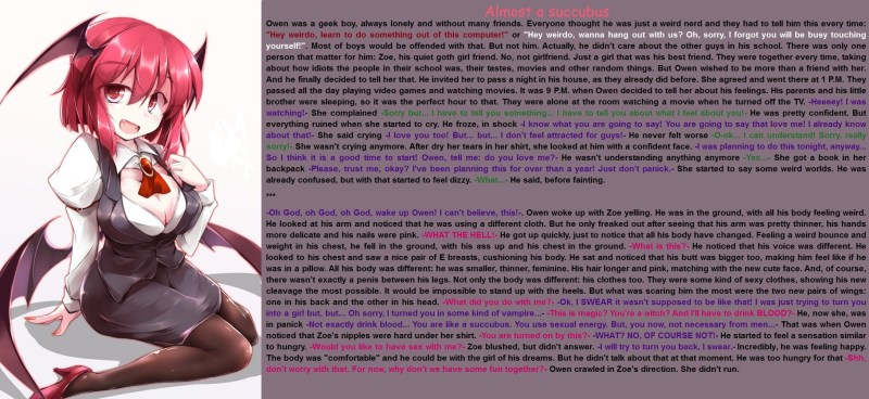 Hentai Transformation TG Caption