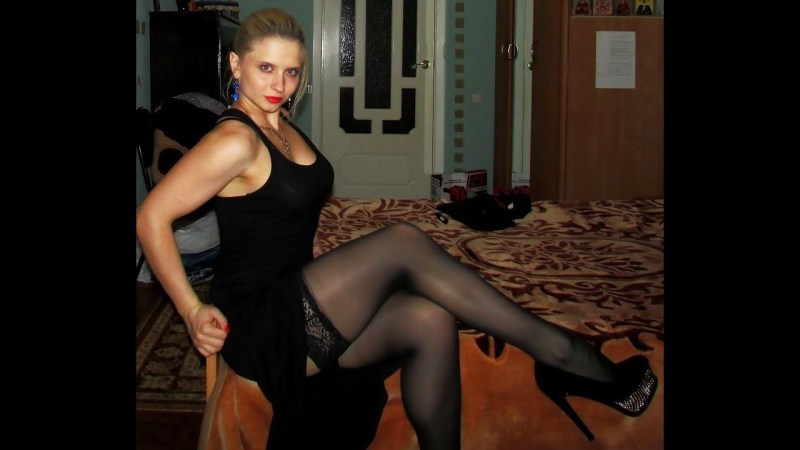 Adult women in stockings from social networks