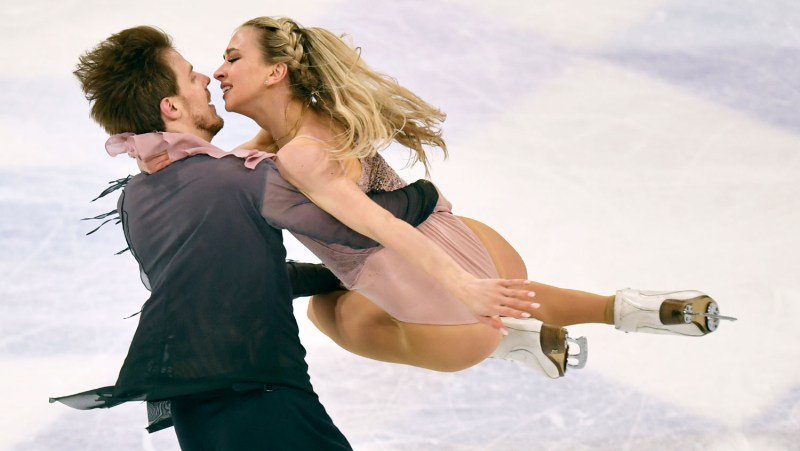 Skaters Victoria Sinitsin and Nikita Katsalapov