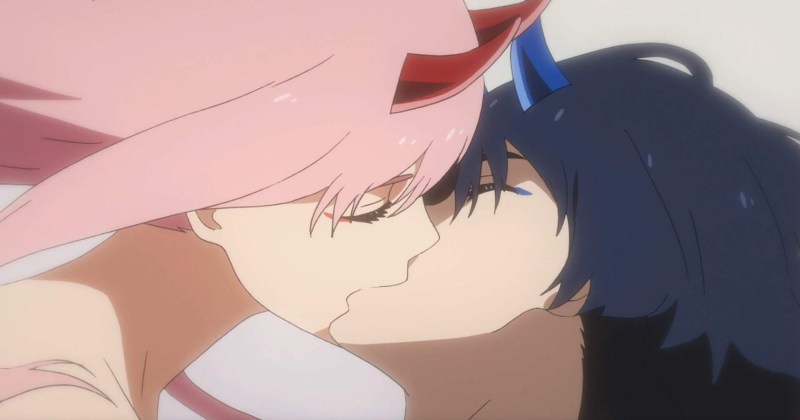 Anime beloved in Franks kiss