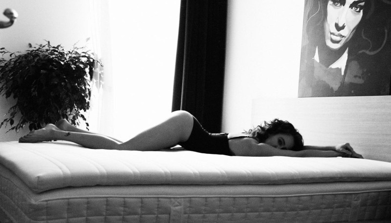 Aglaya Tarasova in underwear