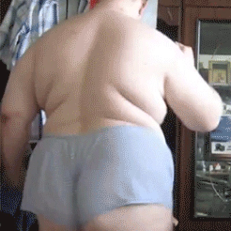 Men with a thick back