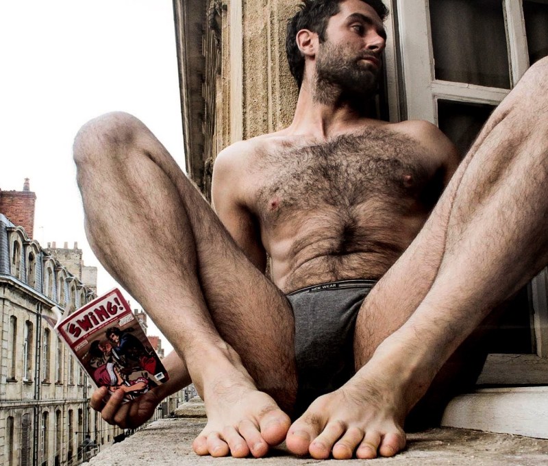 Beautiful hairy legs