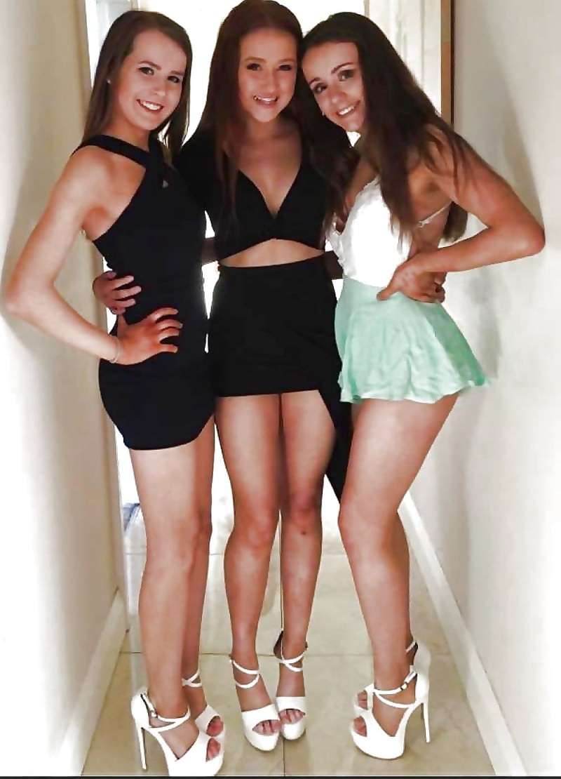 Slender in a tight dress