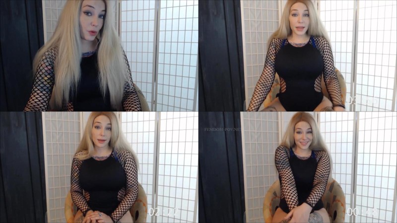 Ava Adams in red robe