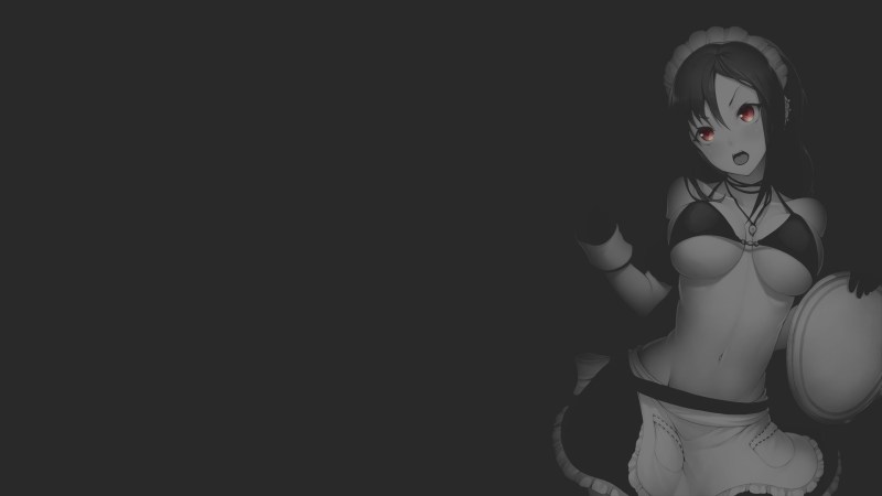 Anime on a black background