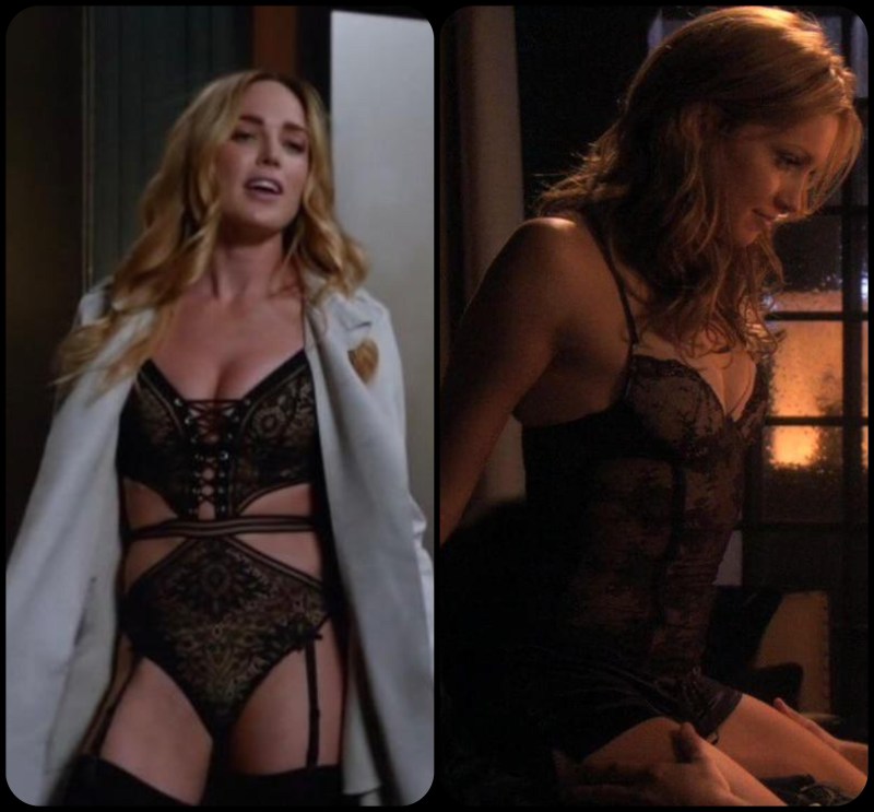 Sarah Lance in underwear