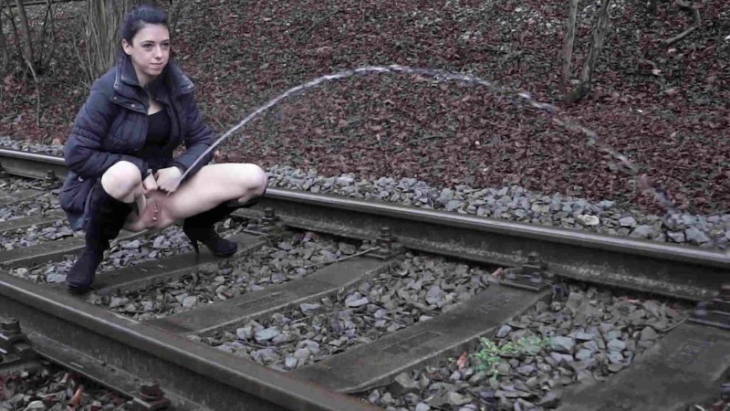 Naked women in the train compartment