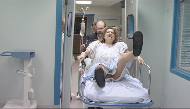 Shameful situations in the nude hospital