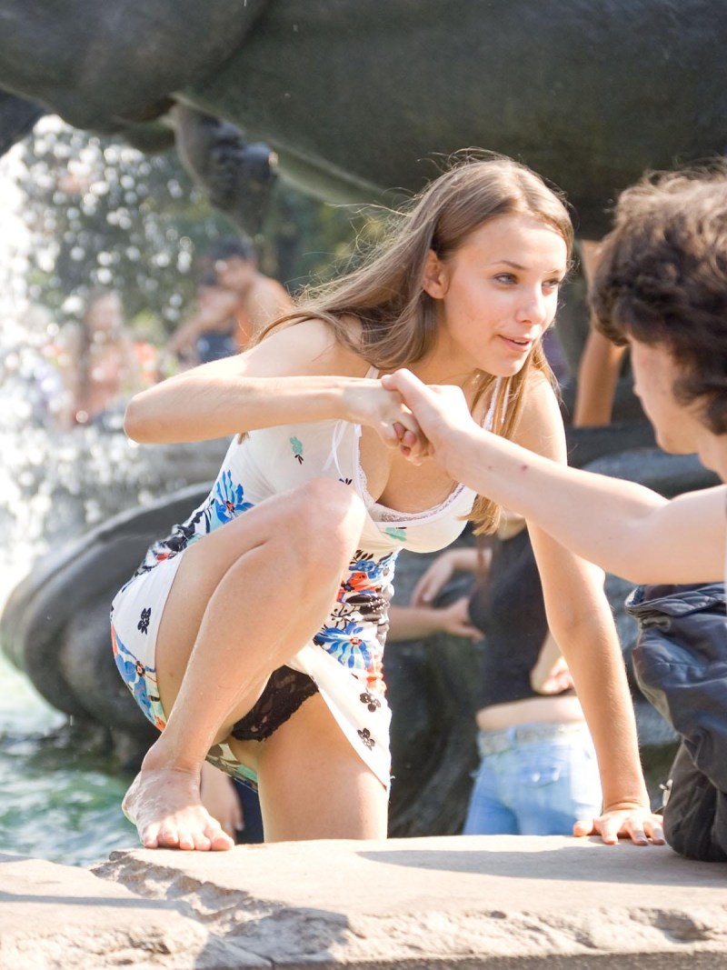 Lit up from under short