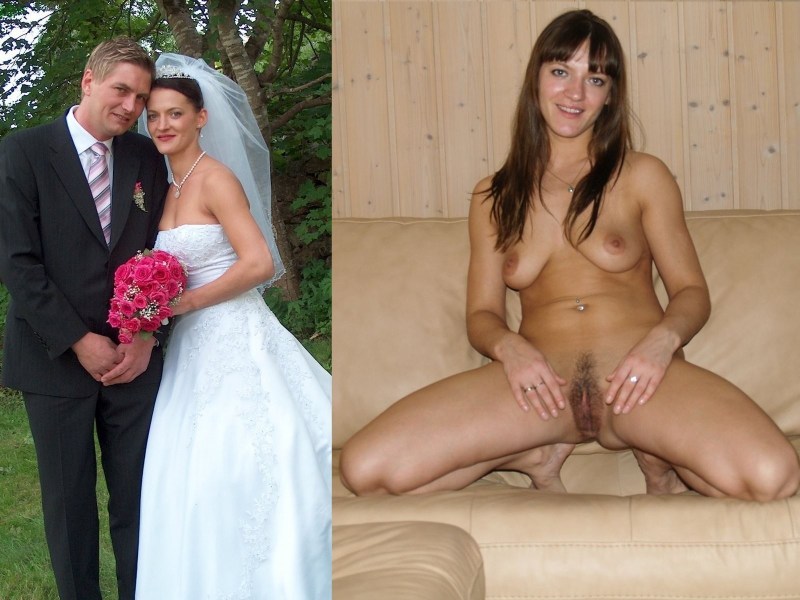Fucking brides in wedding dresses