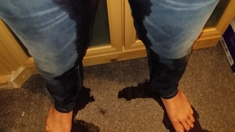 The buttocks of a teenager boy