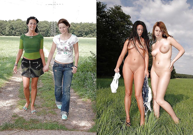 The girl undresses to Goa