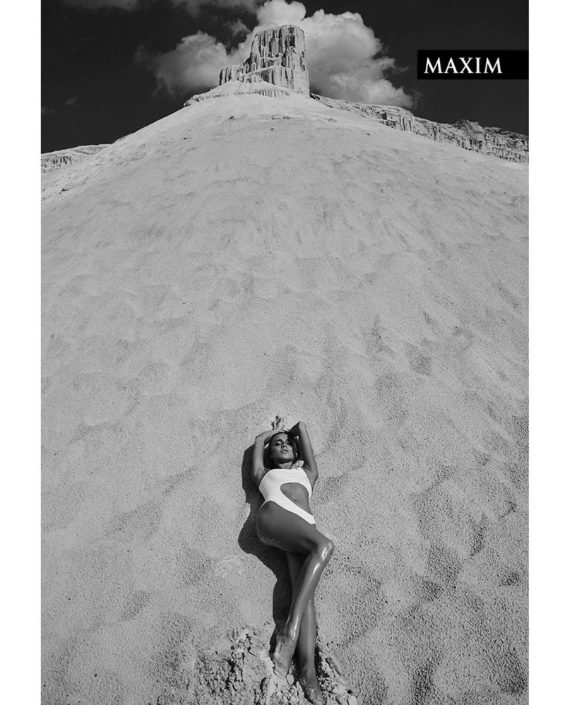 Arina Postnikova in a swimsuit