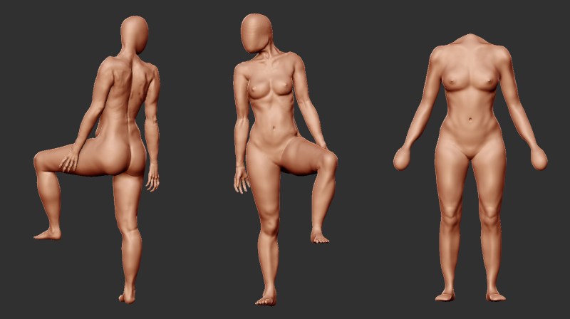 Erotic models for Zbrush