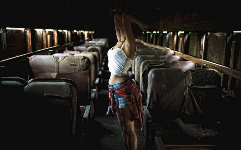 Girls in the compartment