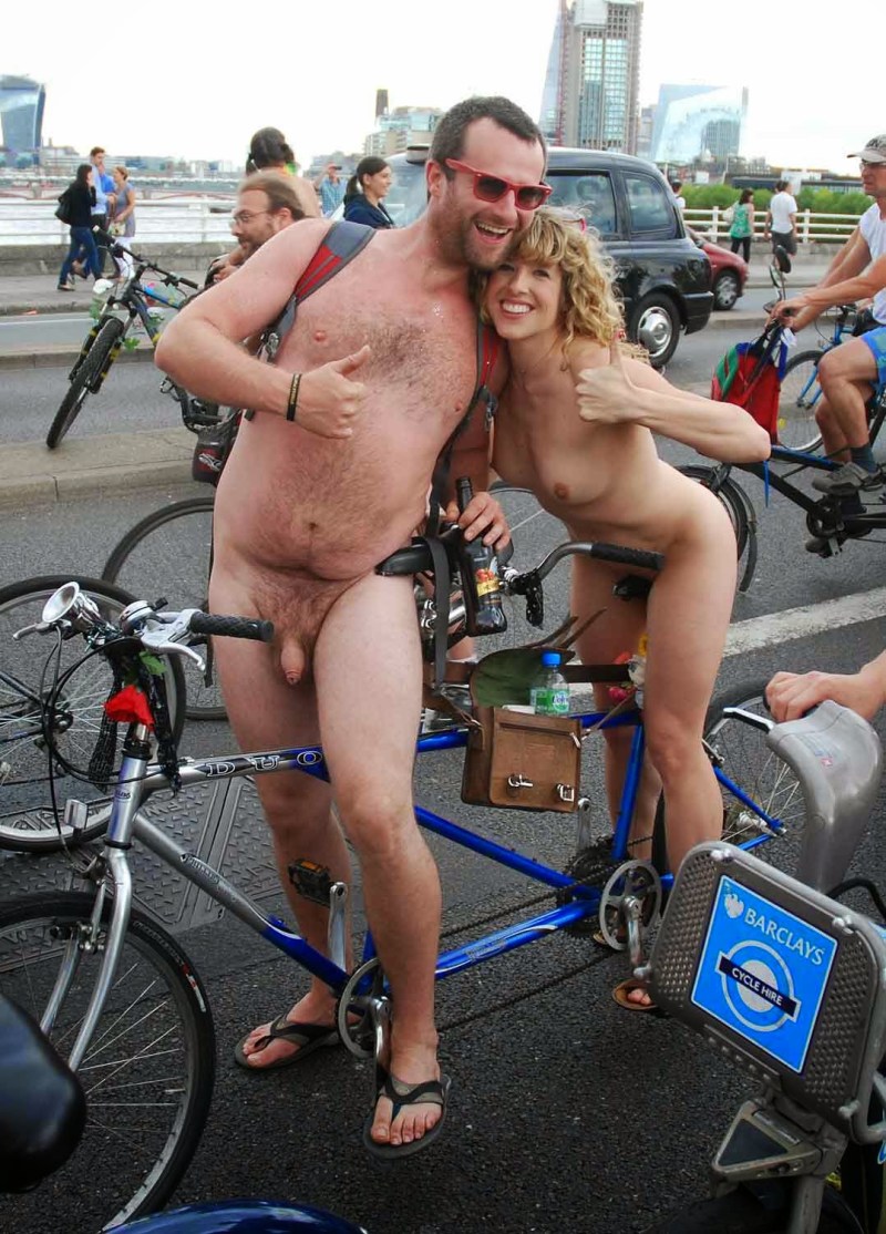 Bonnie Tawny and Friend World Naked Bike Ride Cambridge 2019