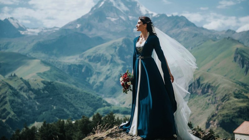 Gergeti Georgia Wedding