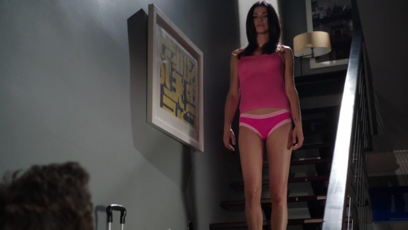 Diana Pozharskaya in underwear