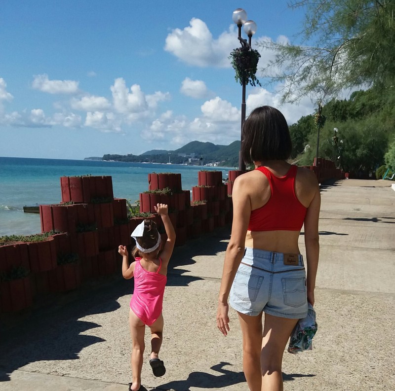 Romi Streid in a swimsuit