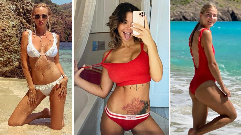 The most burning figures of a woman