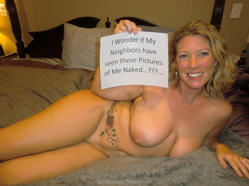 Naked milfs with the inscription
