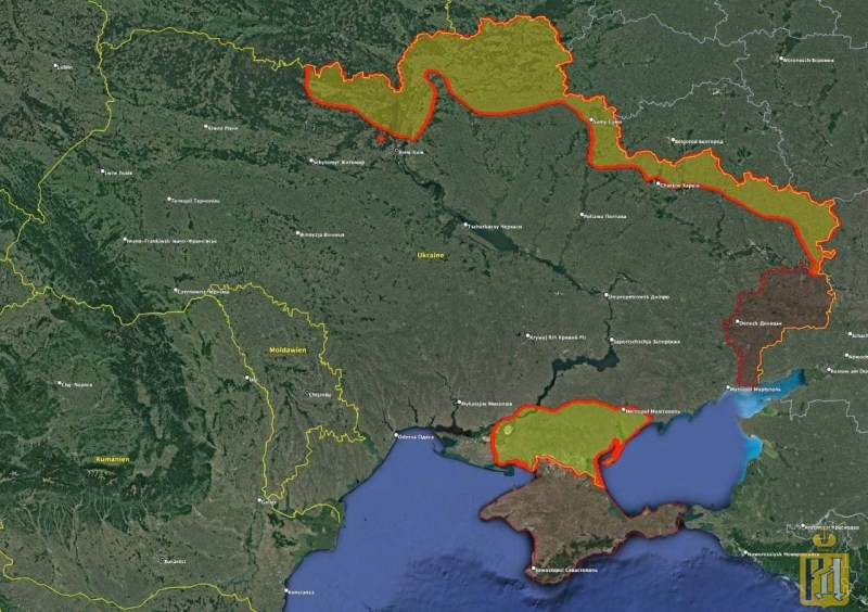 Captured territories of Ukraine 2022