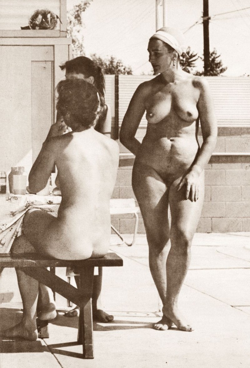 A lot of hairy nudists