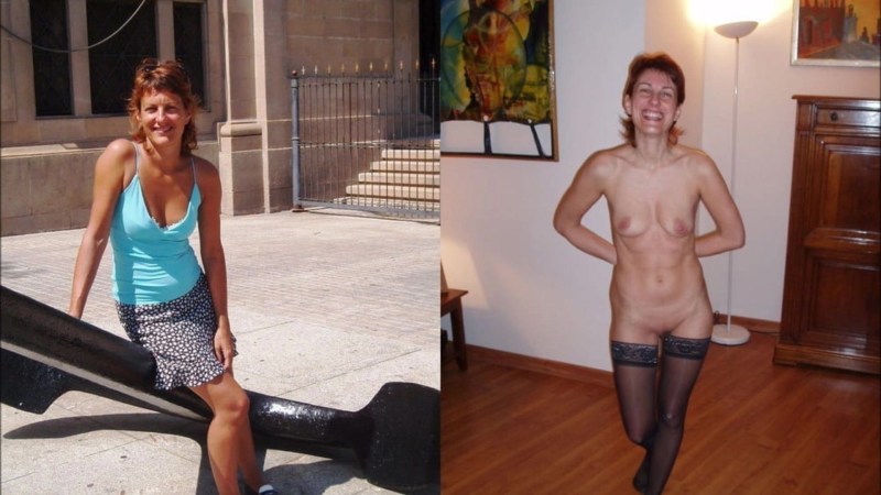 Grandmothers dressed and striped