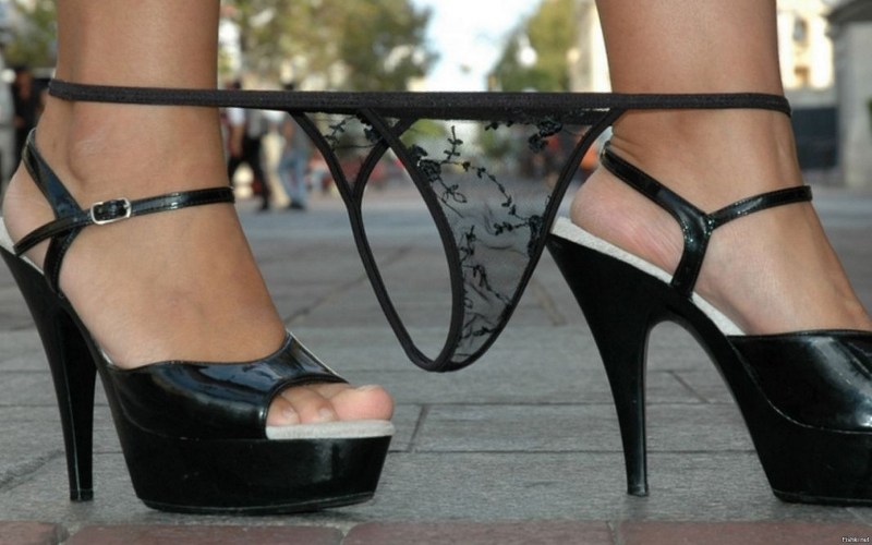 Panties and shoes
