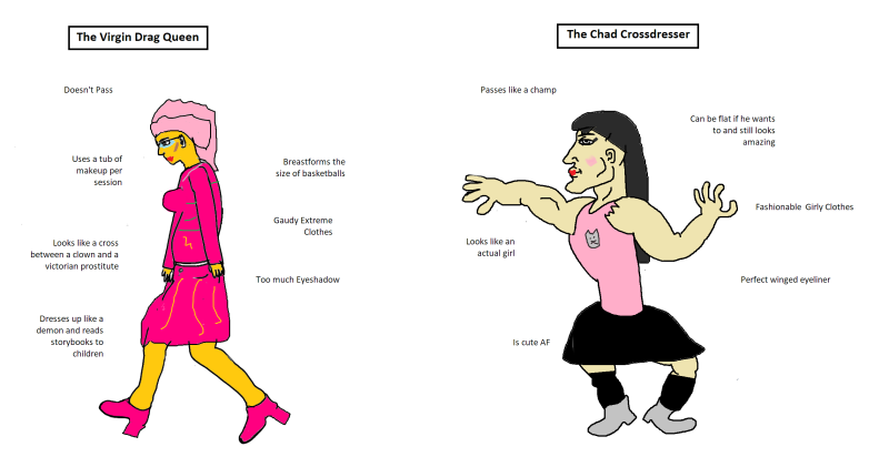 Crossdressers of the blowjob