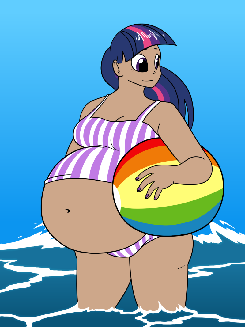 Intense Pregnant Popped Belly Button Orgasm