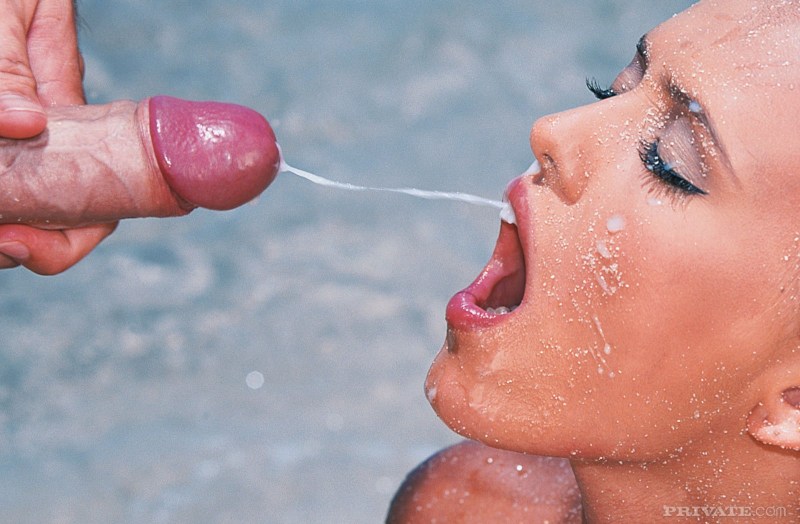 Beautiful cumshots in mouth