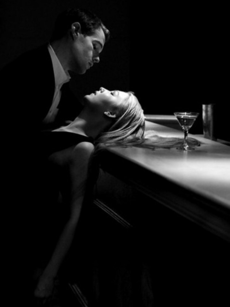 Man and woman passion