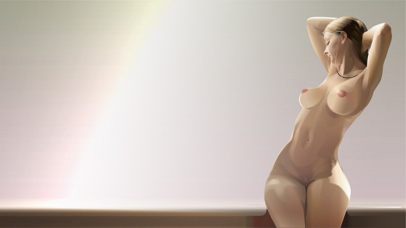 Beautiful naked female figures