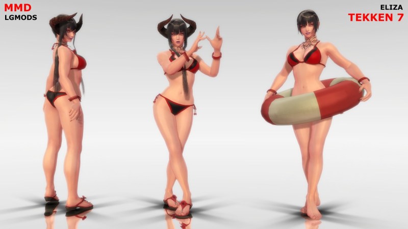 Girls with a beautiful figure dark background