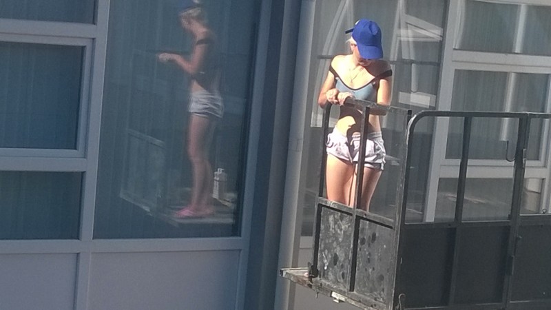 Stuck in the washing machine XXX