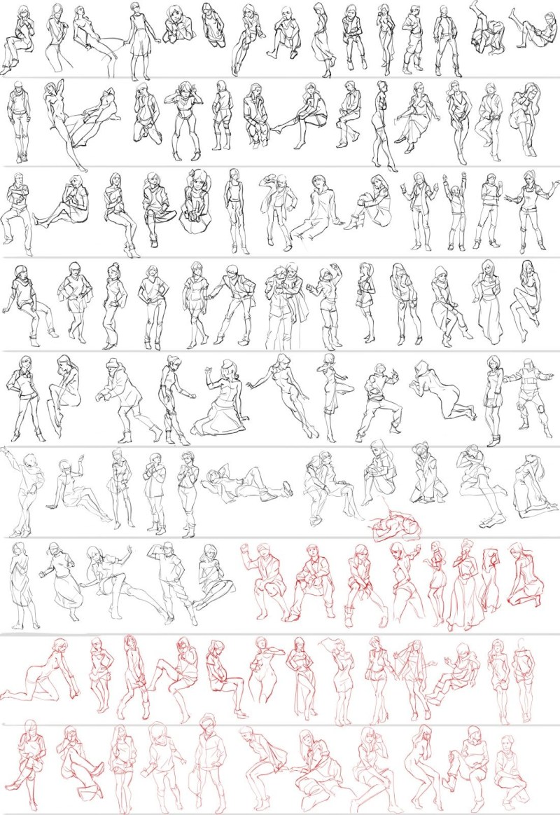 Reference by poses