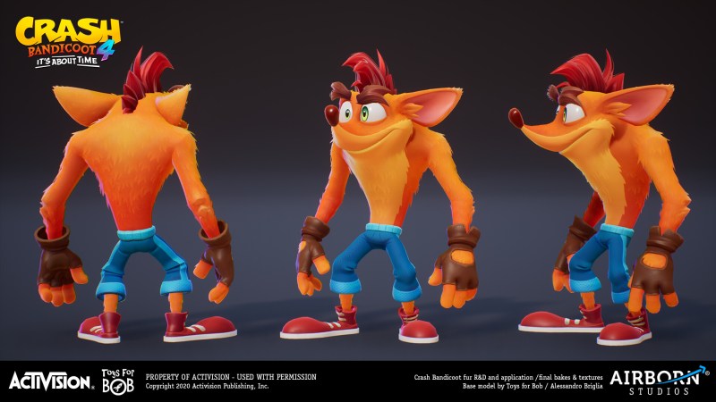 Crash Bandicoot 4 3v Model