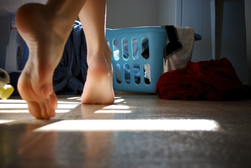 Butt in leggings for yoga