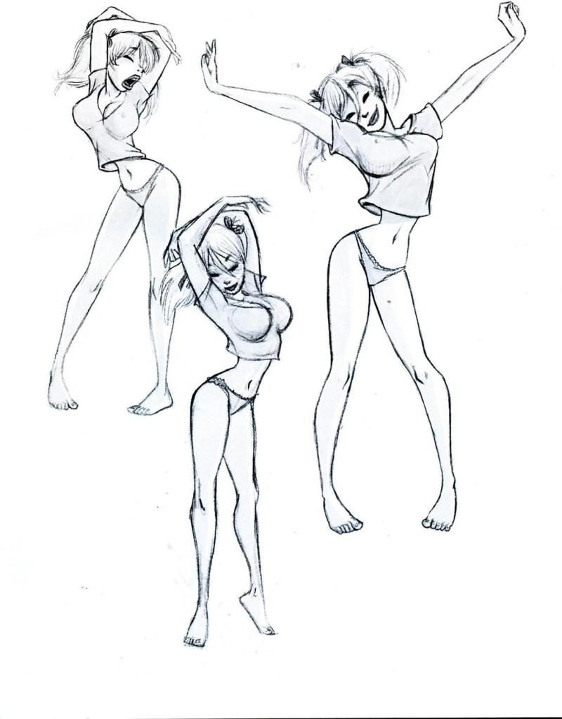 Dean Yeagle: Mandy sketches