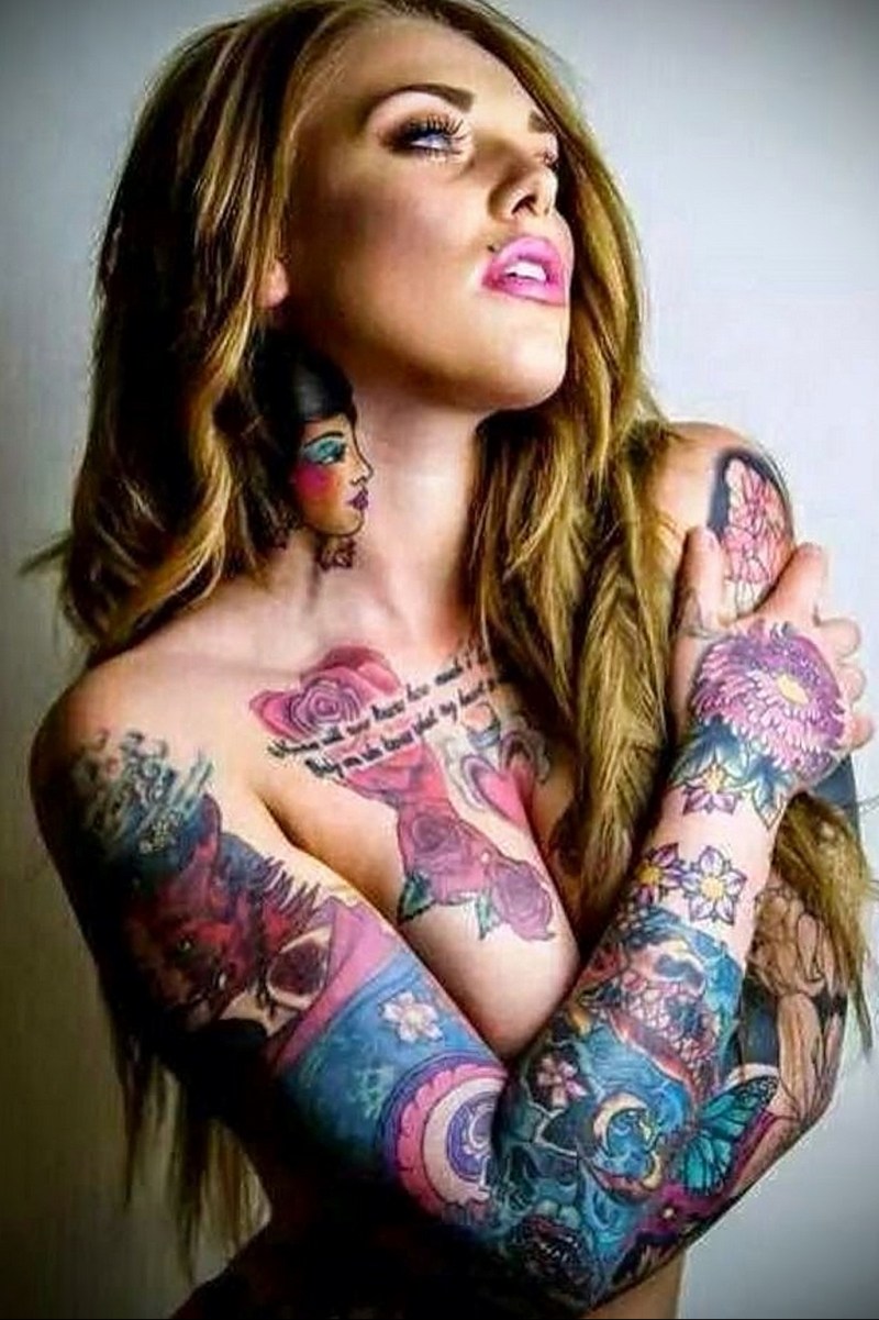 Lovely tattoo for girls