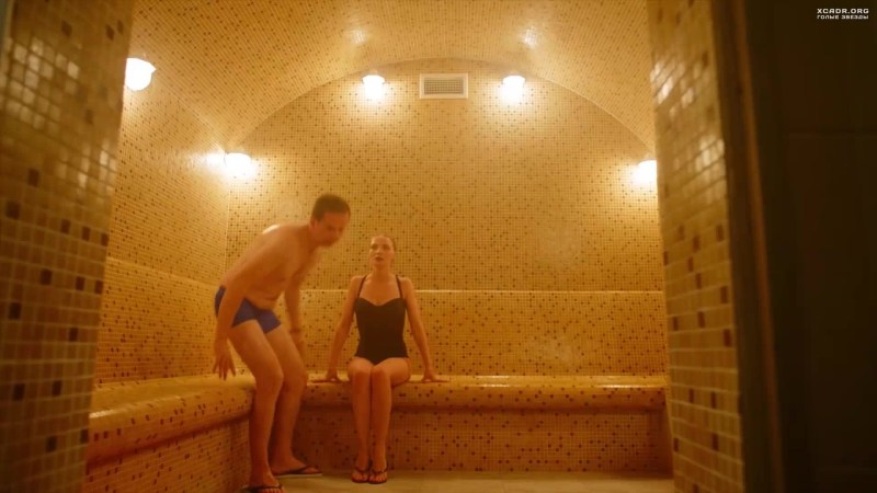 Ekaterina Vilkova in the bath a dawn