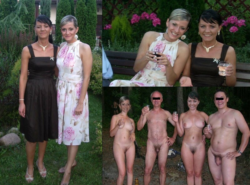 Dressed and undressed vagina