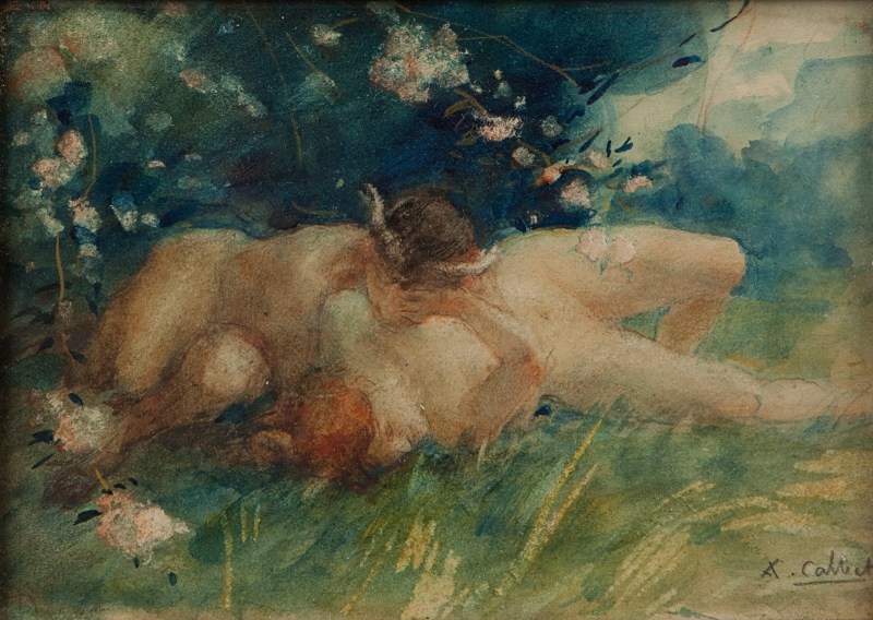 A lot of naked female pop