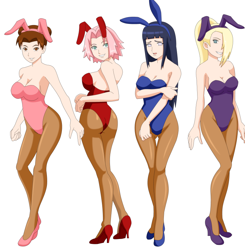 Ino Yamanaka in a bunny costume