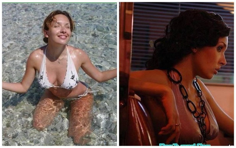 Olga Dibtseva in a swimsuit