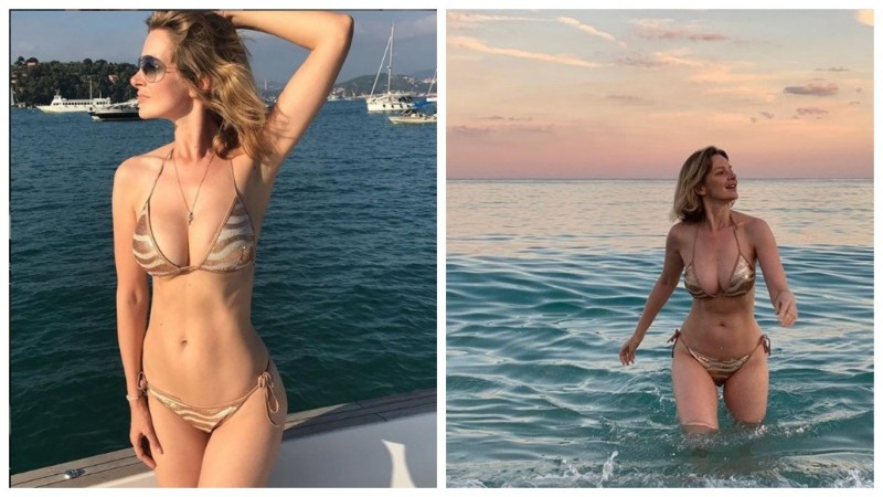 Alexandra Florinskaya in a swimsuit